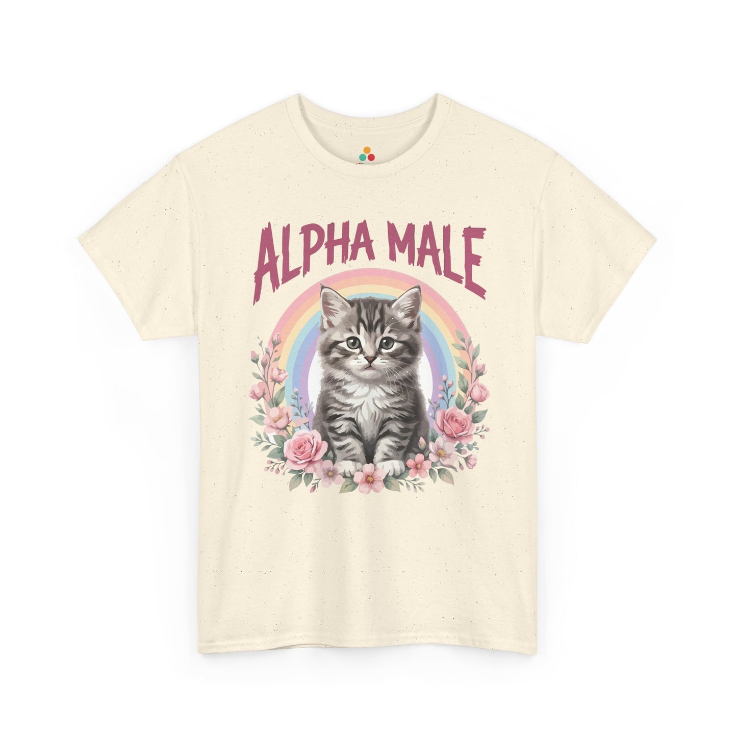 TEEZOCA Unisex T-shirt made as a cat dad tee with kitten artwork and sarcastic anti-bro humor.
