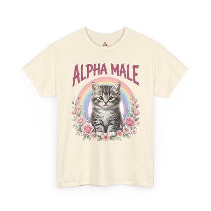 TEEZOCA Unisex T-shirt made as a cat dad tee with kitten artwork and sarcastic anti-bro humor.

