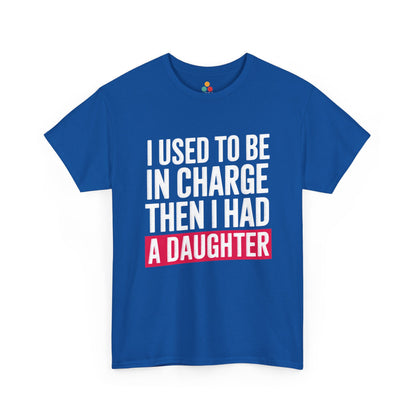 TEEZOCA Unisex T-shirt made as an outnumbered dad shirt with bold typography and daughter-themed punchline.

