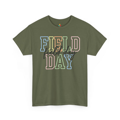 Field Day Shirts Pastel Retro Graphic Unisex T-shirt for Teachers | TEEZOCA 