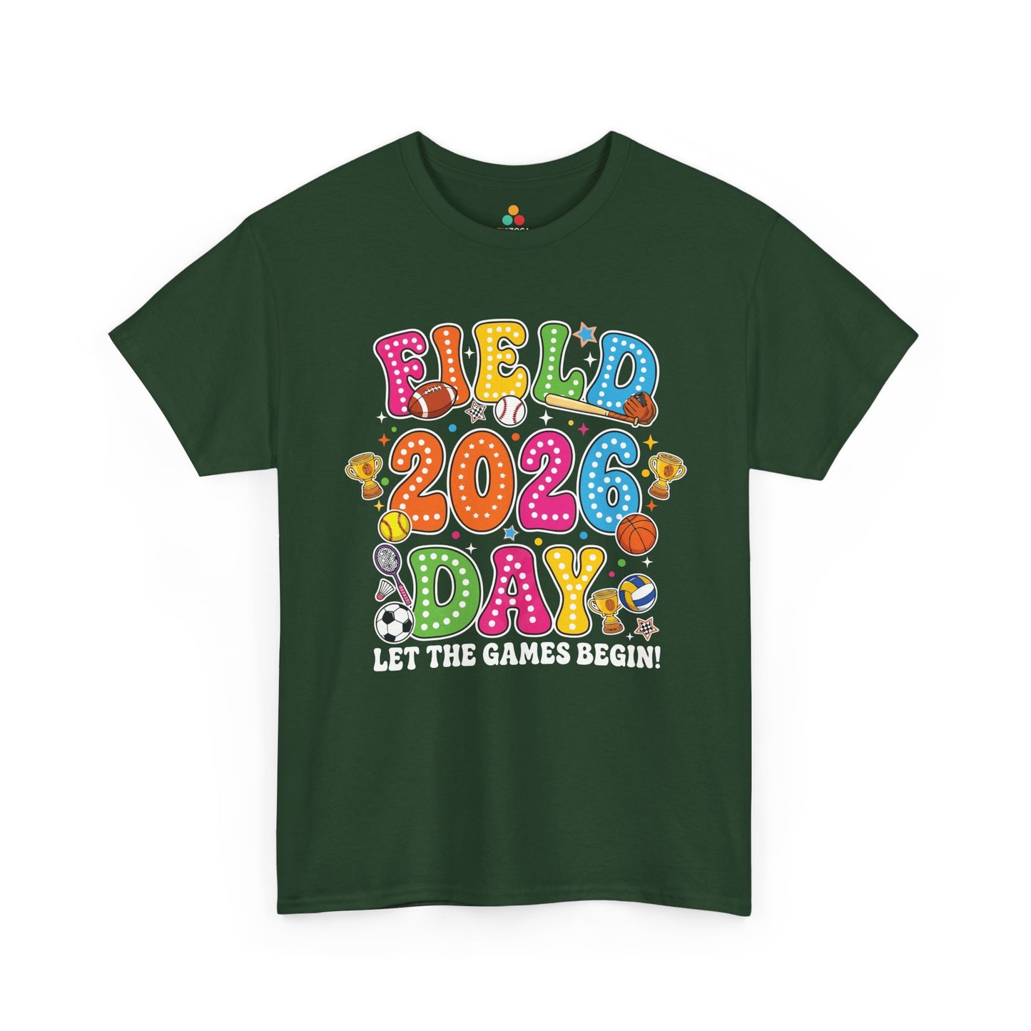 Field Day Shirts Let the Games Begin Cute Graphic Unisex T-shirt | TEEZOCA 