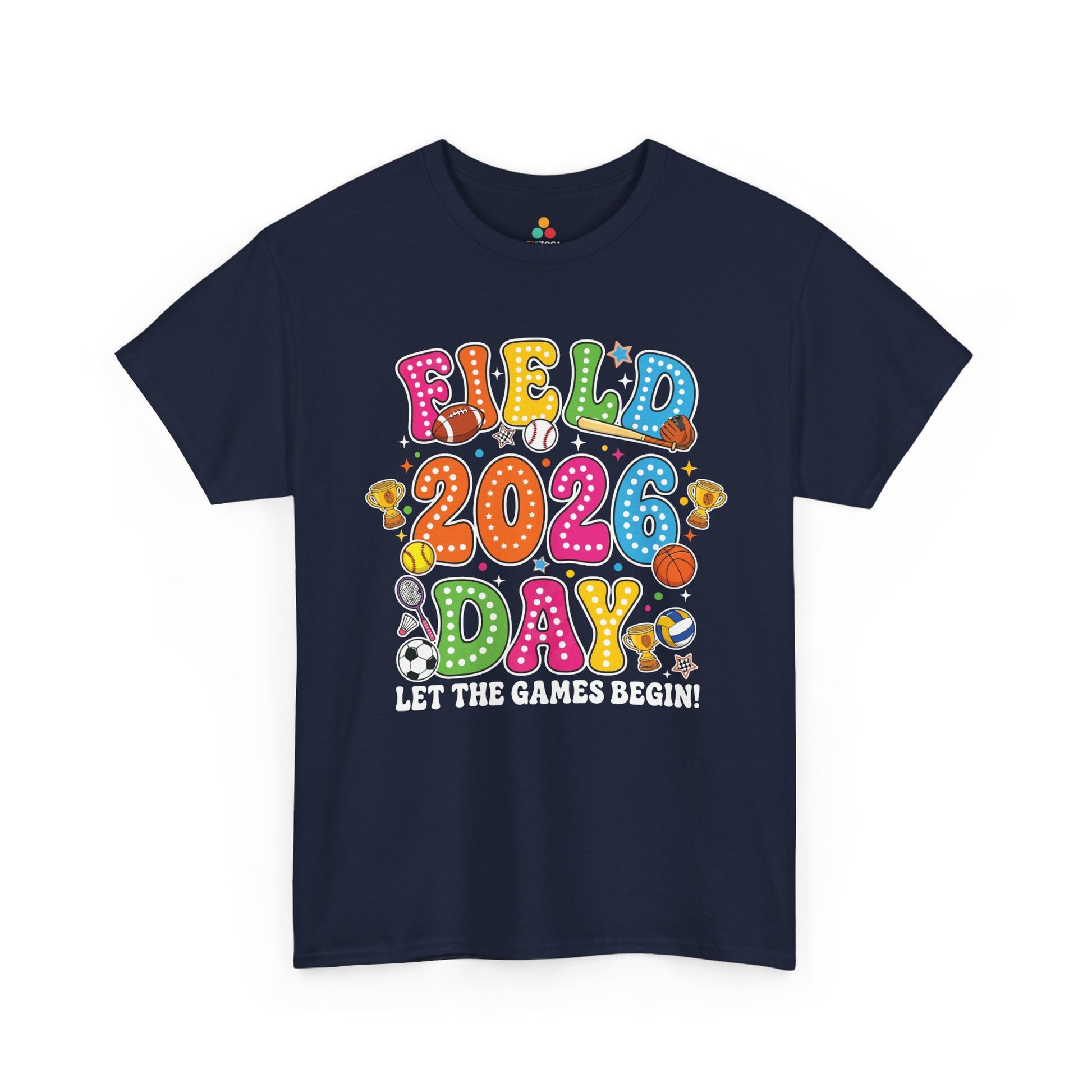 Field Day Shirts Let the Games Begin Cute Graphic Unisex T-shirt | TEEZOCA 