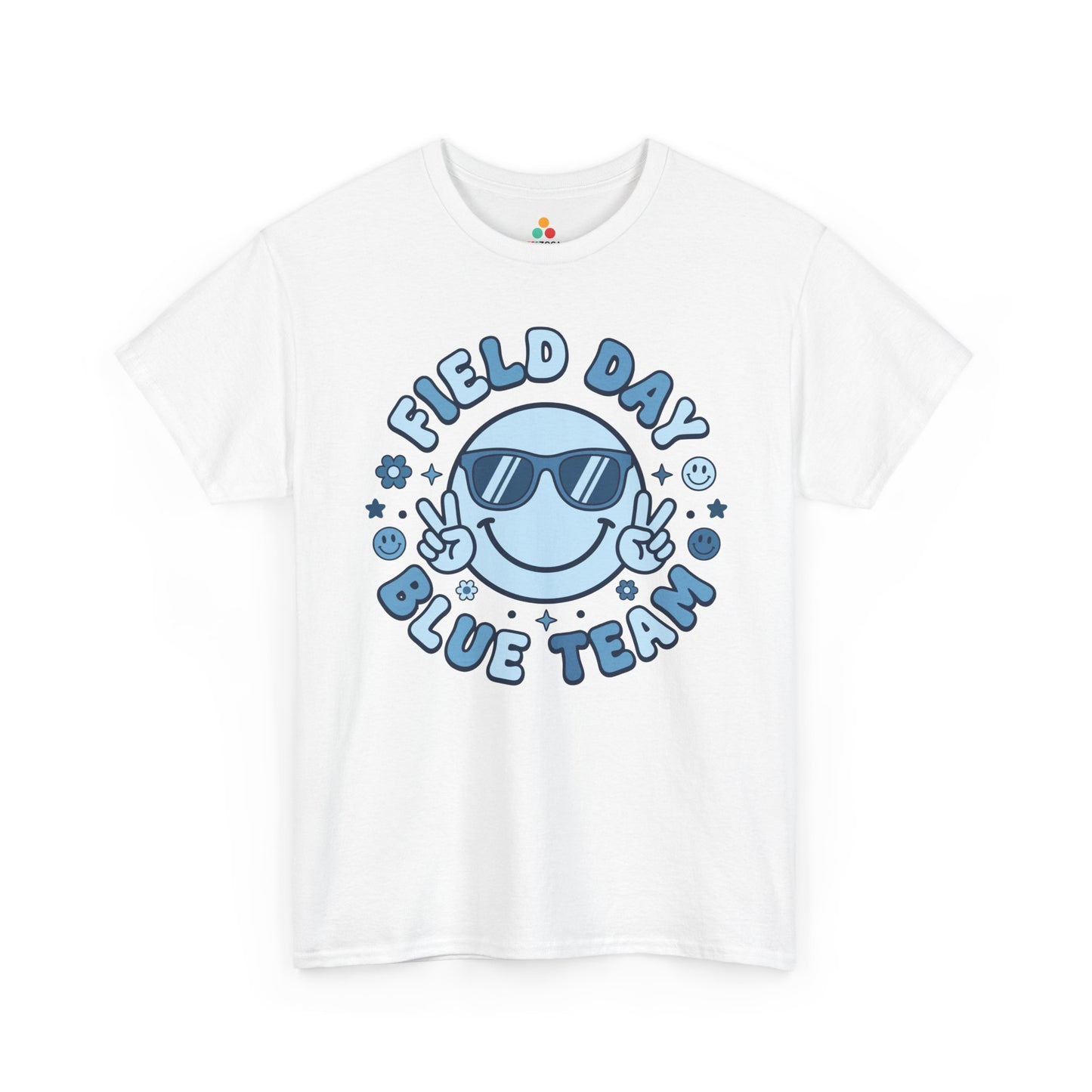 Field Day Shirts Blue Team Cute Graphic Unisex T-shirt | TEEZOCA 