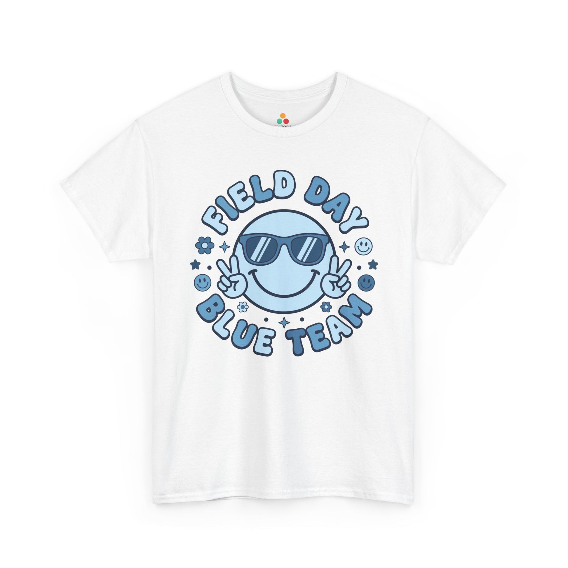 Field Day Shirts Blue Team Cute Graphic Unisex T-shirt | TEEZOCA 