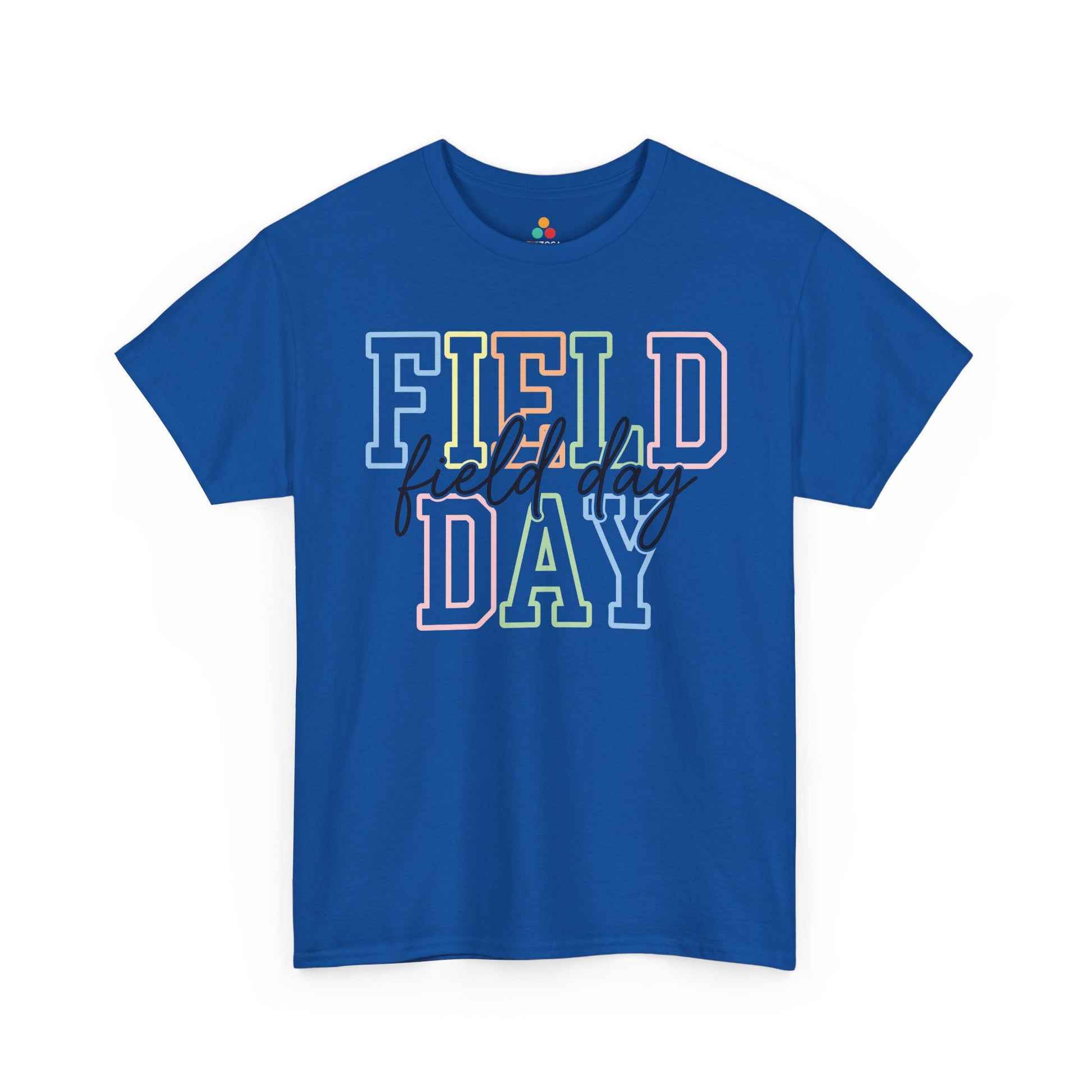 Field Day Shirts Pastel Retro Graphic Unisex T-shirt for Teachers | TEEZOCA 