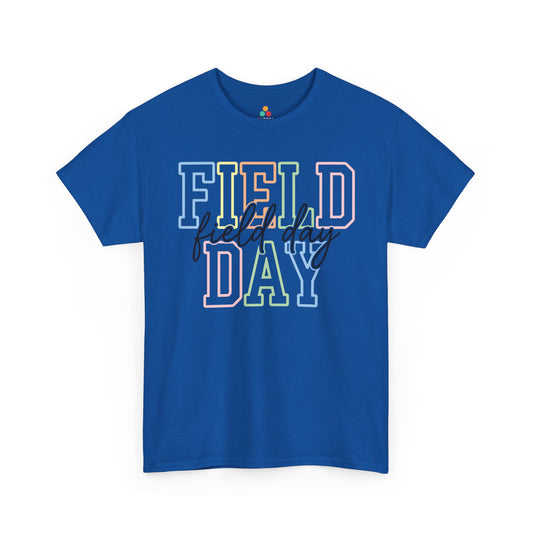 Field Day Shirts Pastel Retro Graphic Unisex T-shirt for Teachers | TEEZOCA 