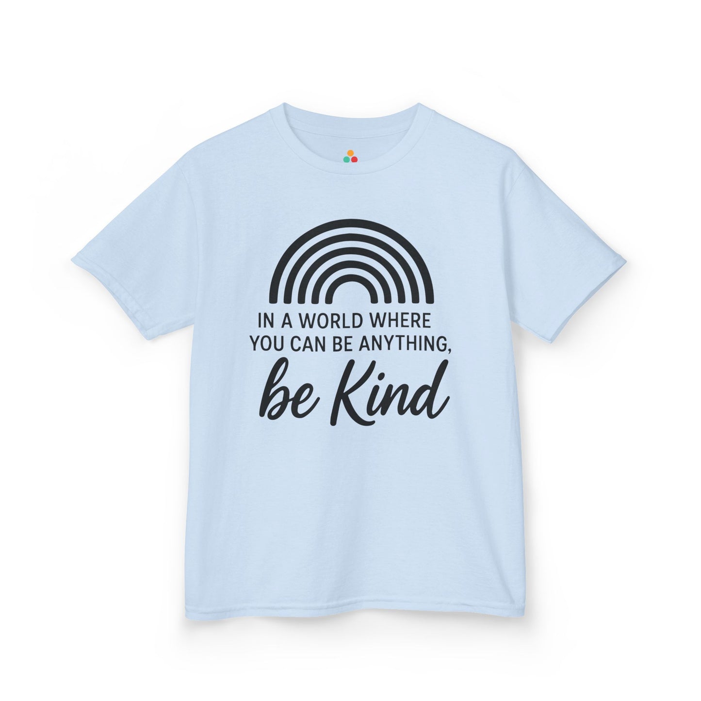 TEEZOCA Unity Day orange be kind rainbow graphic Kids T-shirt Be Kind Rainbow Orange Unity Day Anti-Bullying Kids T-shirt | TEEZOCA 