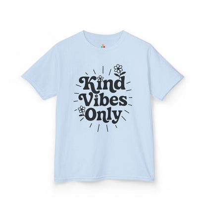 TEEZOCA Unity Day orange kindness slogan Kids T-shirt Kind Vibes Only Orange Unity Day Anti-Bullying Kids T-shirt | TEEZOCA 