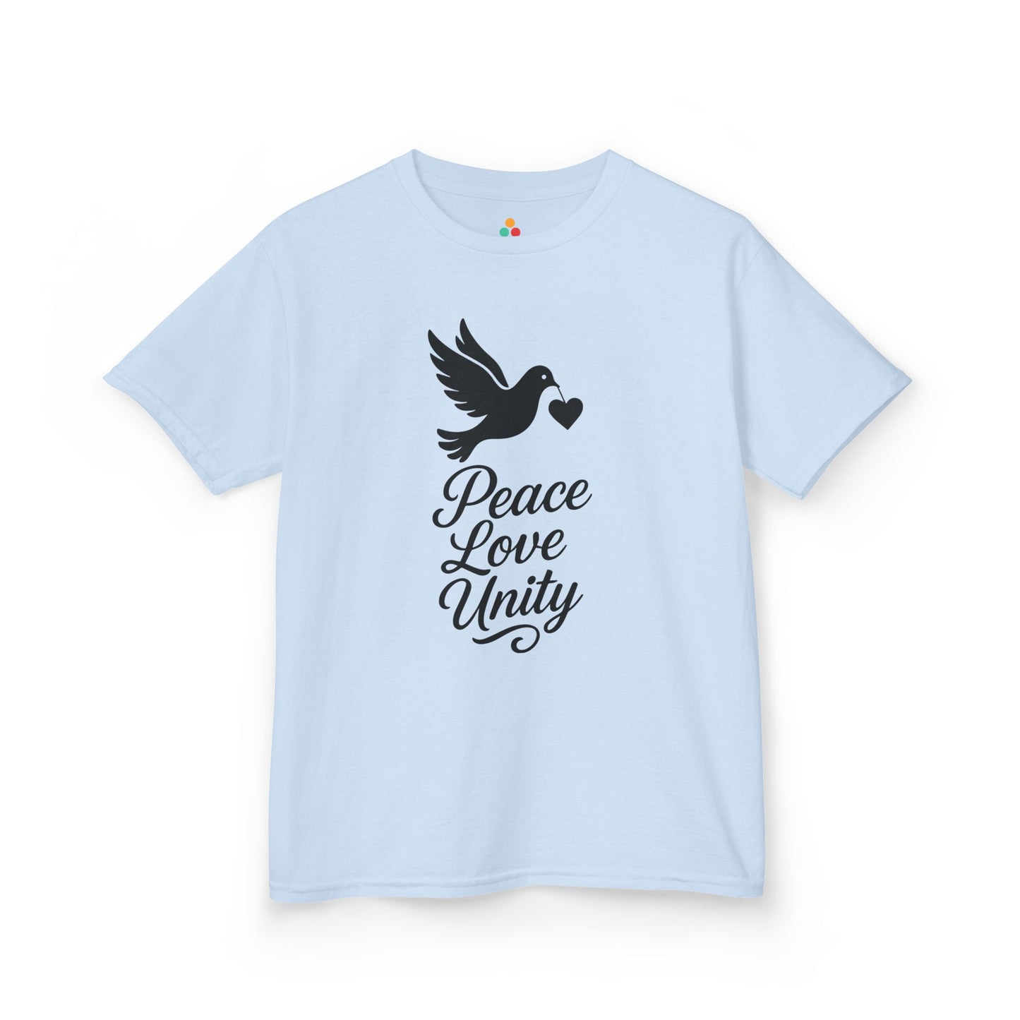 TEEZOCA Unity Day orange peace love unity graphic Kids T-shirt Peace Love Unity Dove Orange Unity Day Kids T-shirt | TEEZOCA 