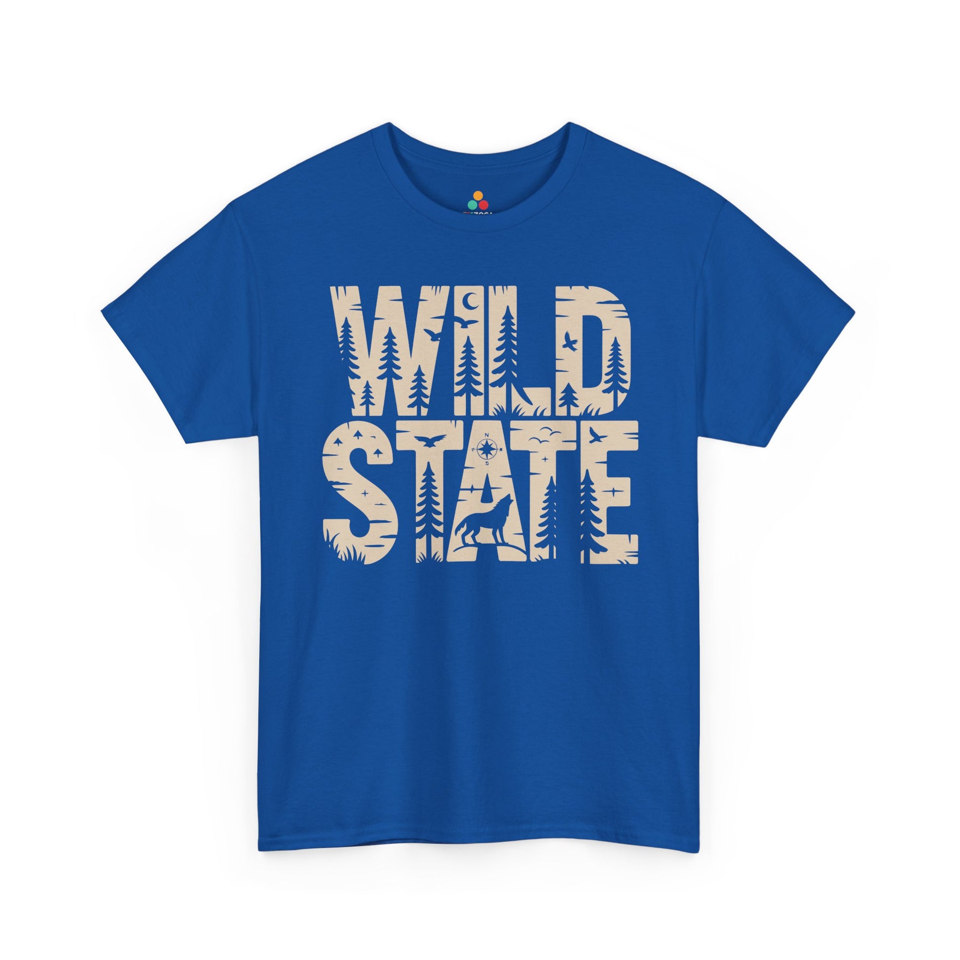 Wild State Forest Graphic Adventure Unisex T-shirt | TEEZOCA 