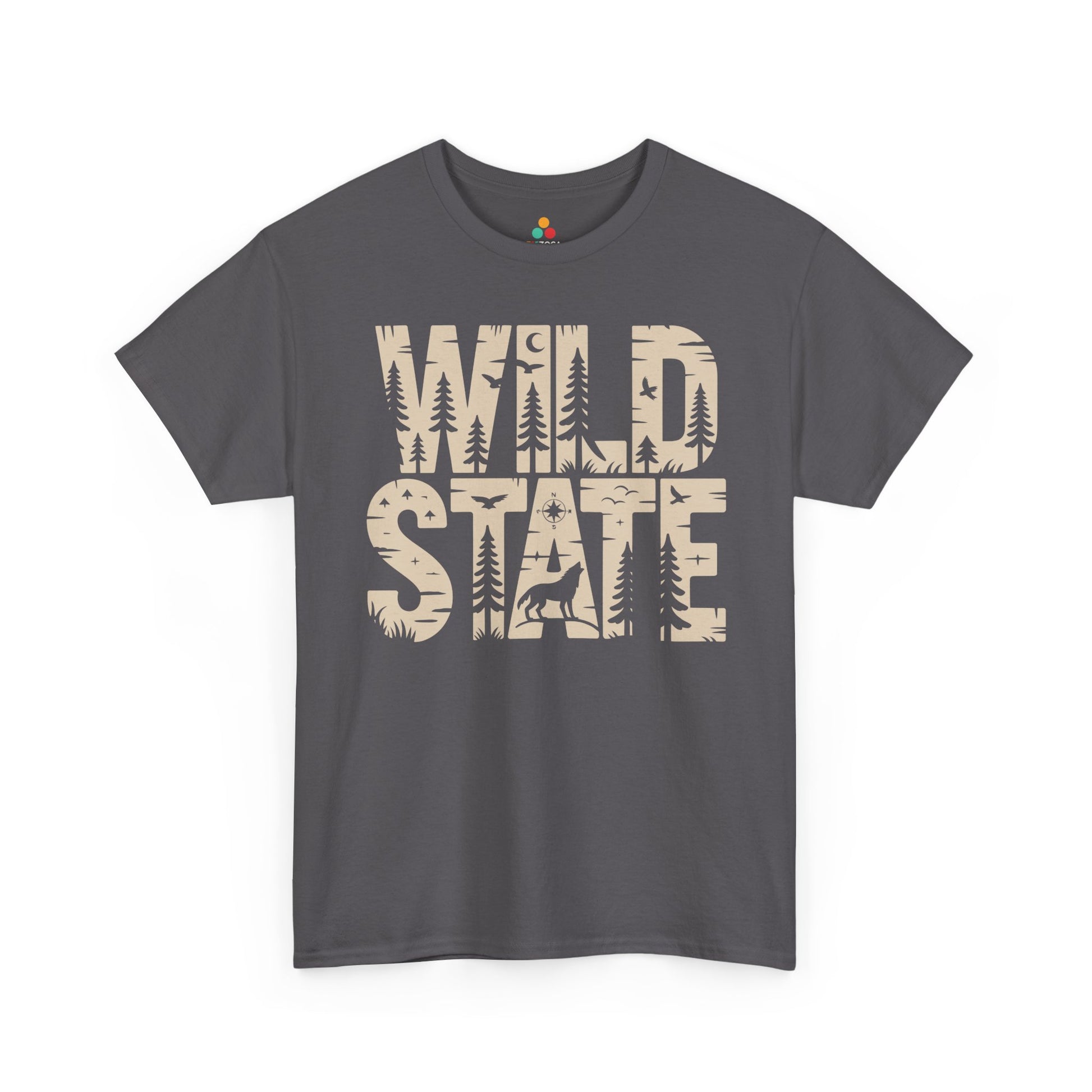 Wild State Forest Graphic Adventure Unisex T-shirt | TEEZOCA 