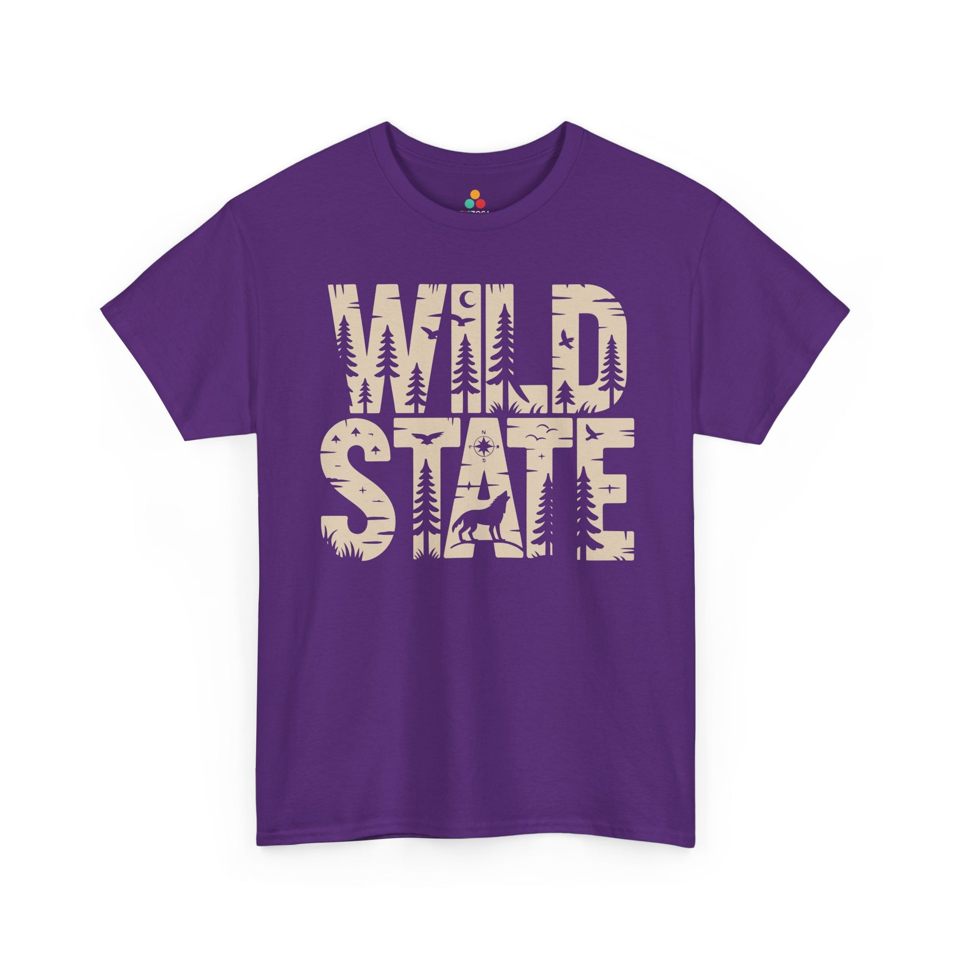 Wild State Forest Graphic Adventure Unisex T-shirt | TEEZOCA 