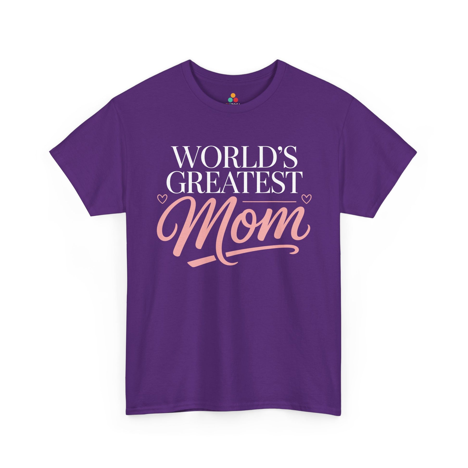 World’s Greatest Mom Women's T-shirt Cute Mother's Day Gift Idea | TEEZOCA 