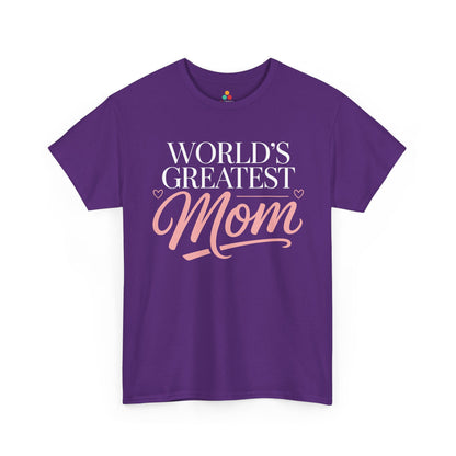 World’s Greatest Mom Women's T-shirt Cute Mother's Day Gift Idea | TEEZOCA 