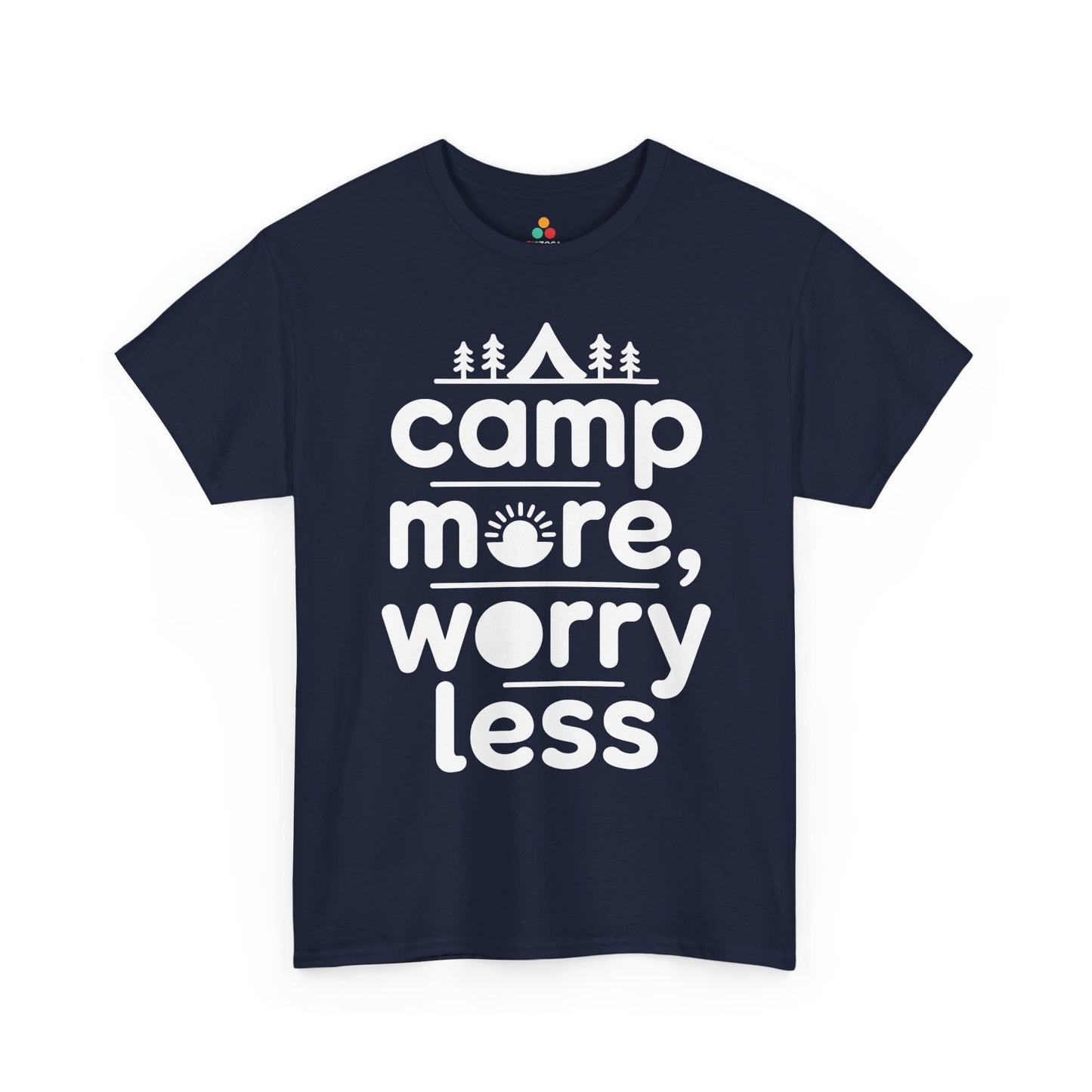Camp More Worry Less Outdoor Adventure Unisex T-shirt | TEEZOCA 