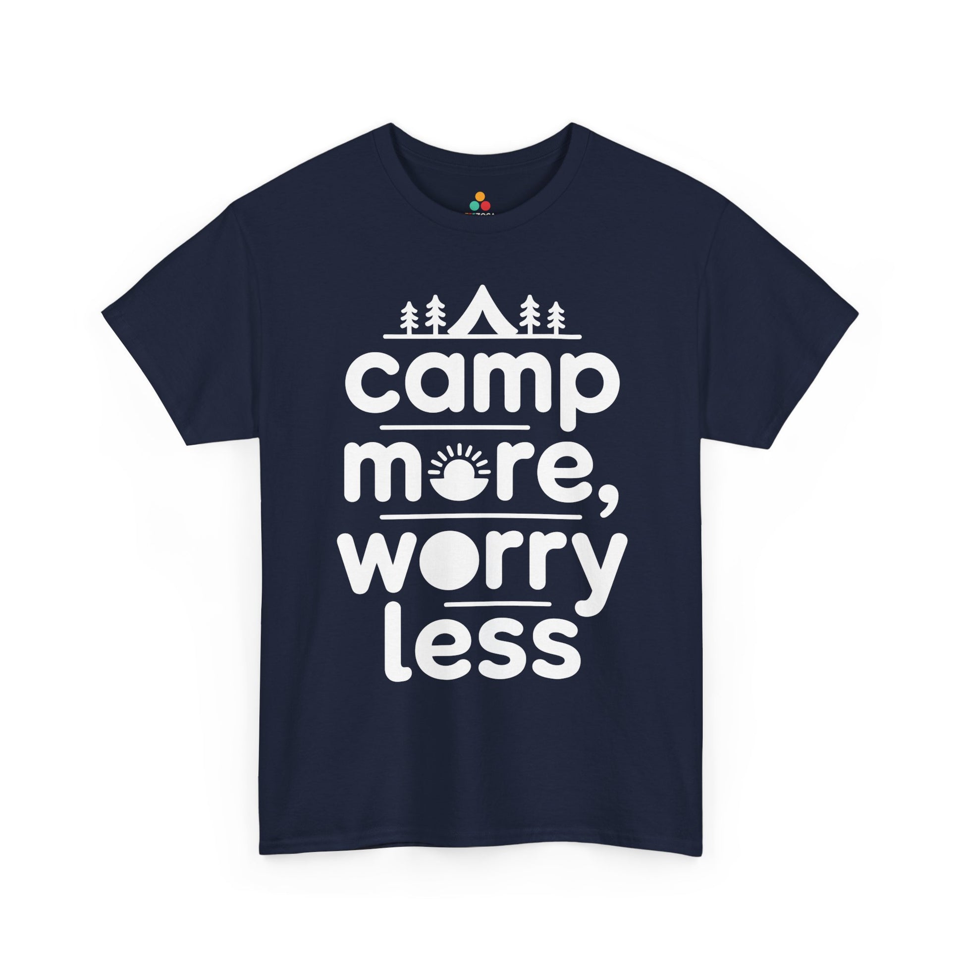 Camp More Worry Less Outdoor Adventure Unisex T-shirt | TEEZOCA 