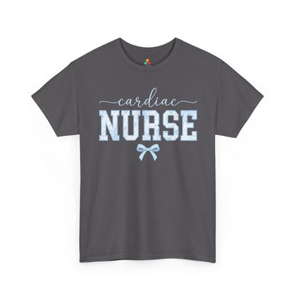 Cardiac Nurse Floral Aesthetic Unisex T-shirt Gift for Nurses | TEEZOCA 