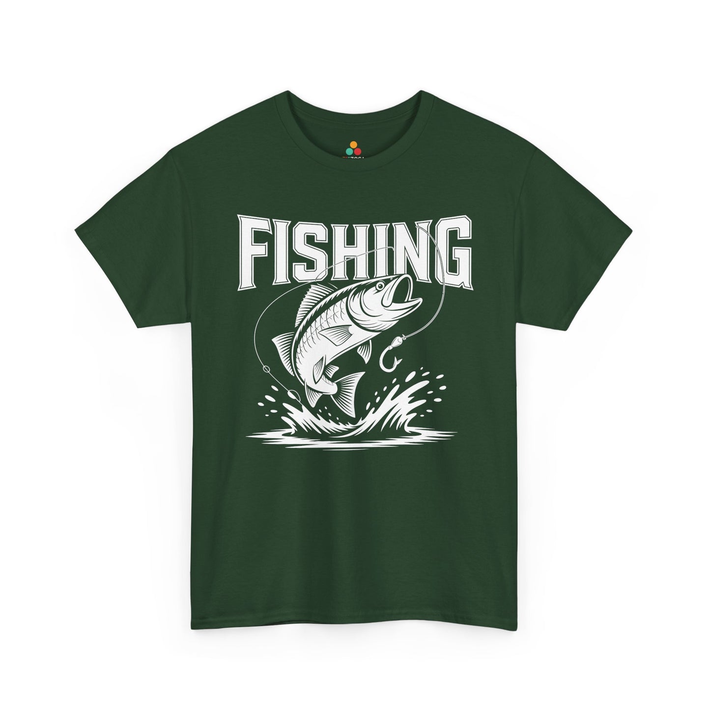 Bold Fishing Graphic Angler Style Unisex T-shirt | TEEZOCA 