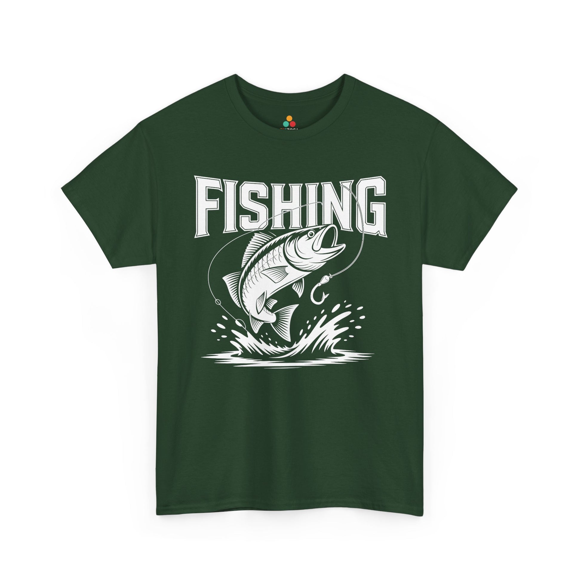 Bold Fishing Graphic Angler Style Unisex T-shirt | TEEZOCA 