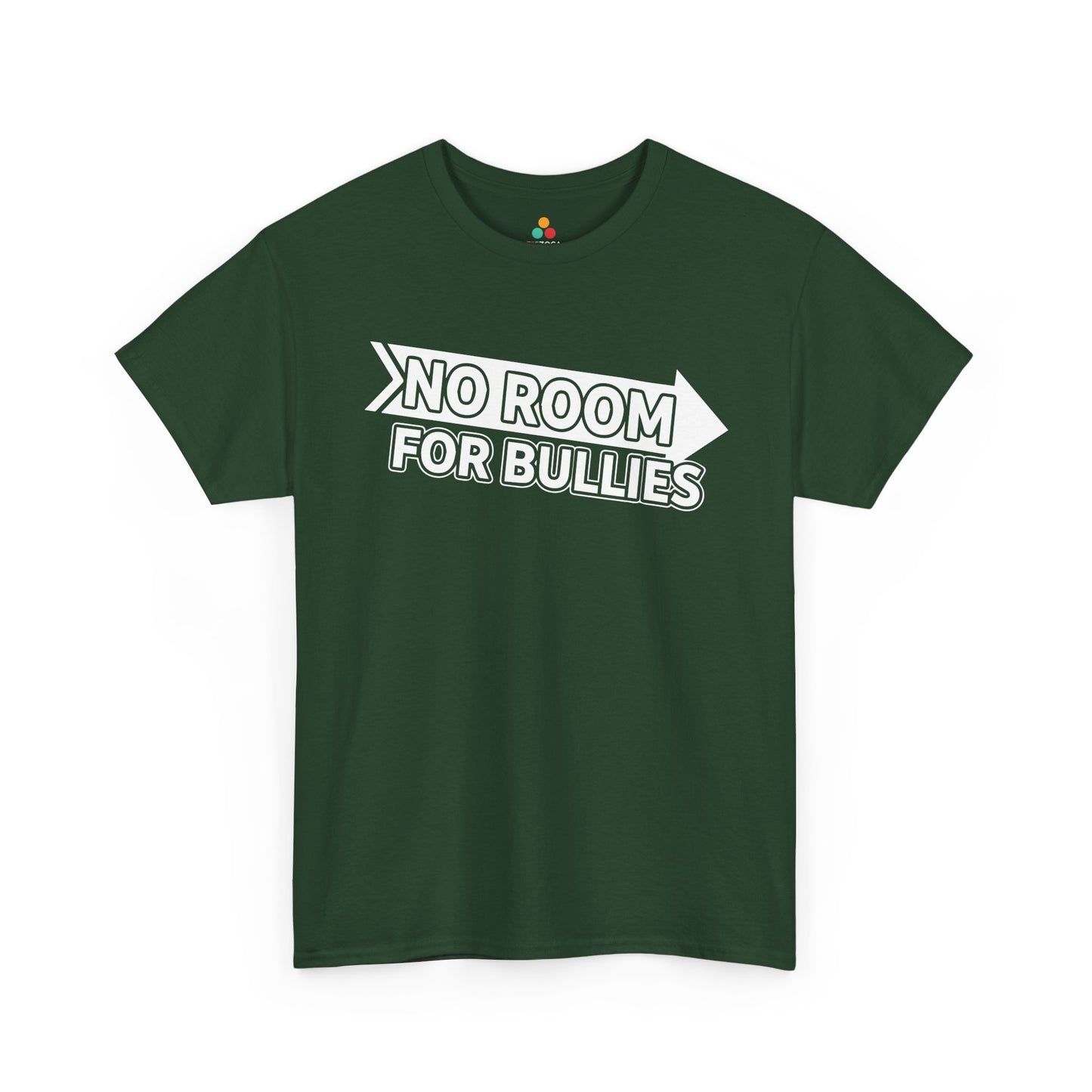 TEEZOCA anti-bullying Unisex T-shirt no room for bullies message No Room for Bullies Unisex T-Shirt | Unity Day Anti-Bullying Message Tee | TEEZOCA 