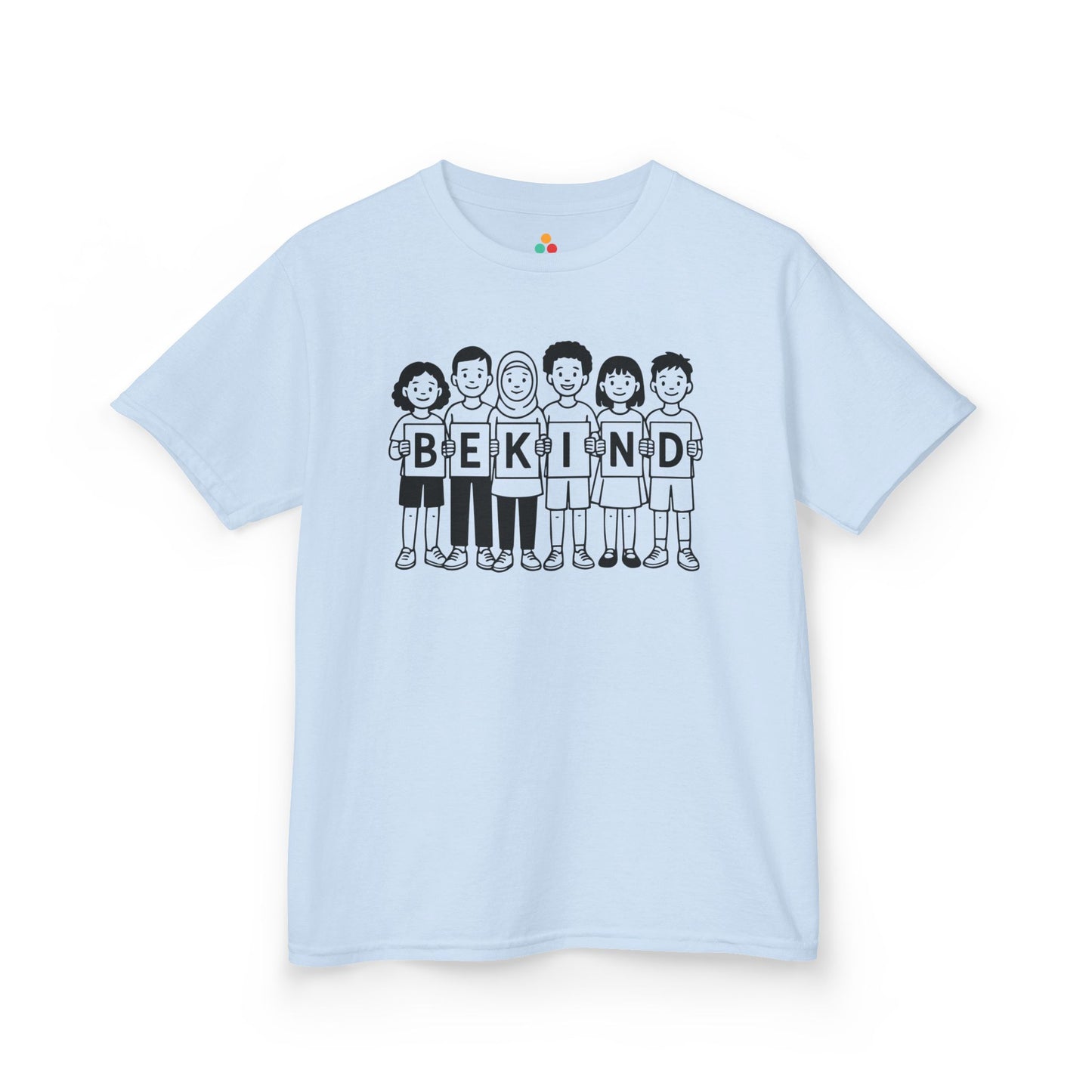 Be Kind Diversity Kids Unisex T-shirt Orange Unity Day Anti-Bullying | TEEZOCA 