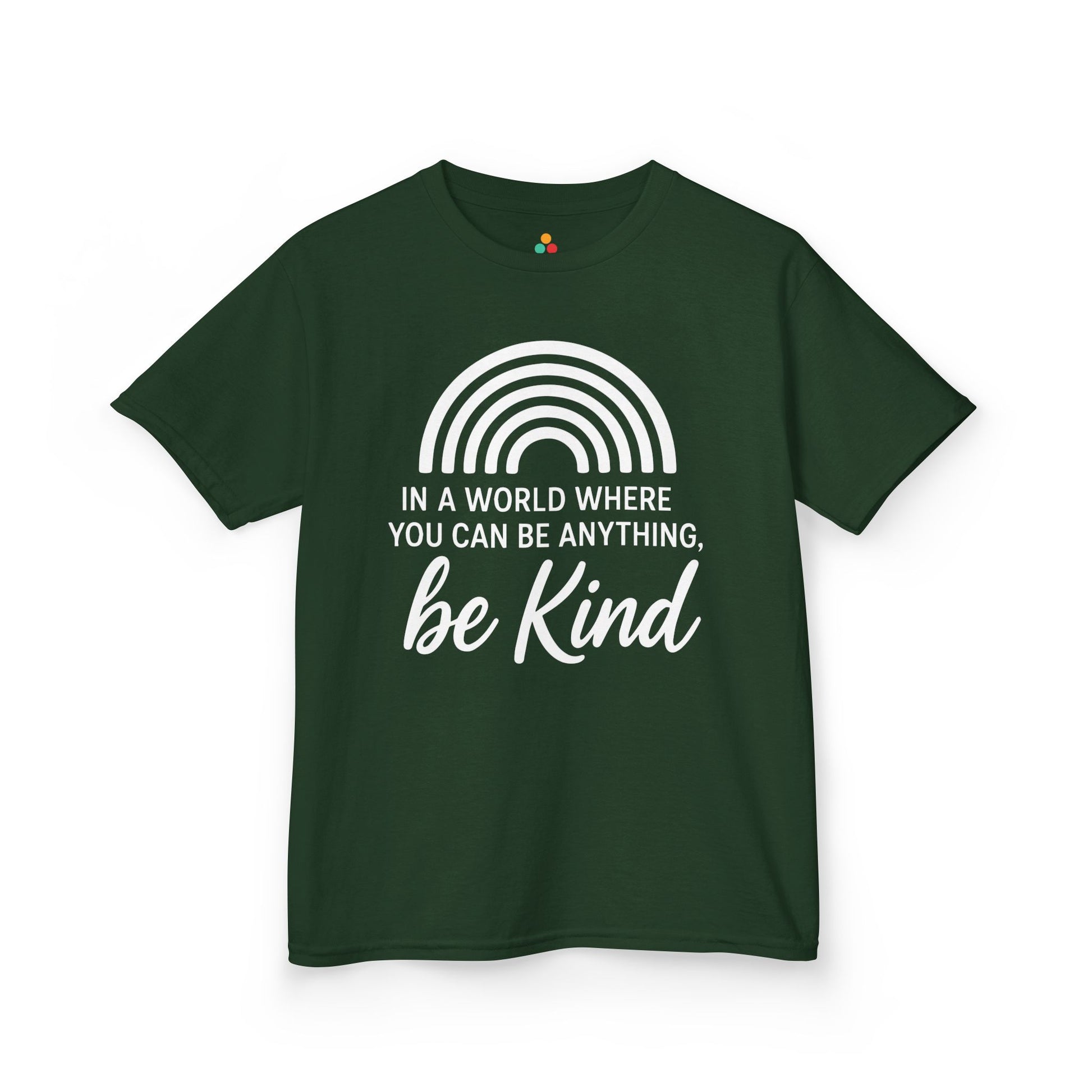 TEEZOCA anti-bullying rainbow kindness awareness Kids T-shirt Be Kind Rainbow Orange Unity Day Anti-Bullying Kids T-shirt | TEEZOCA 