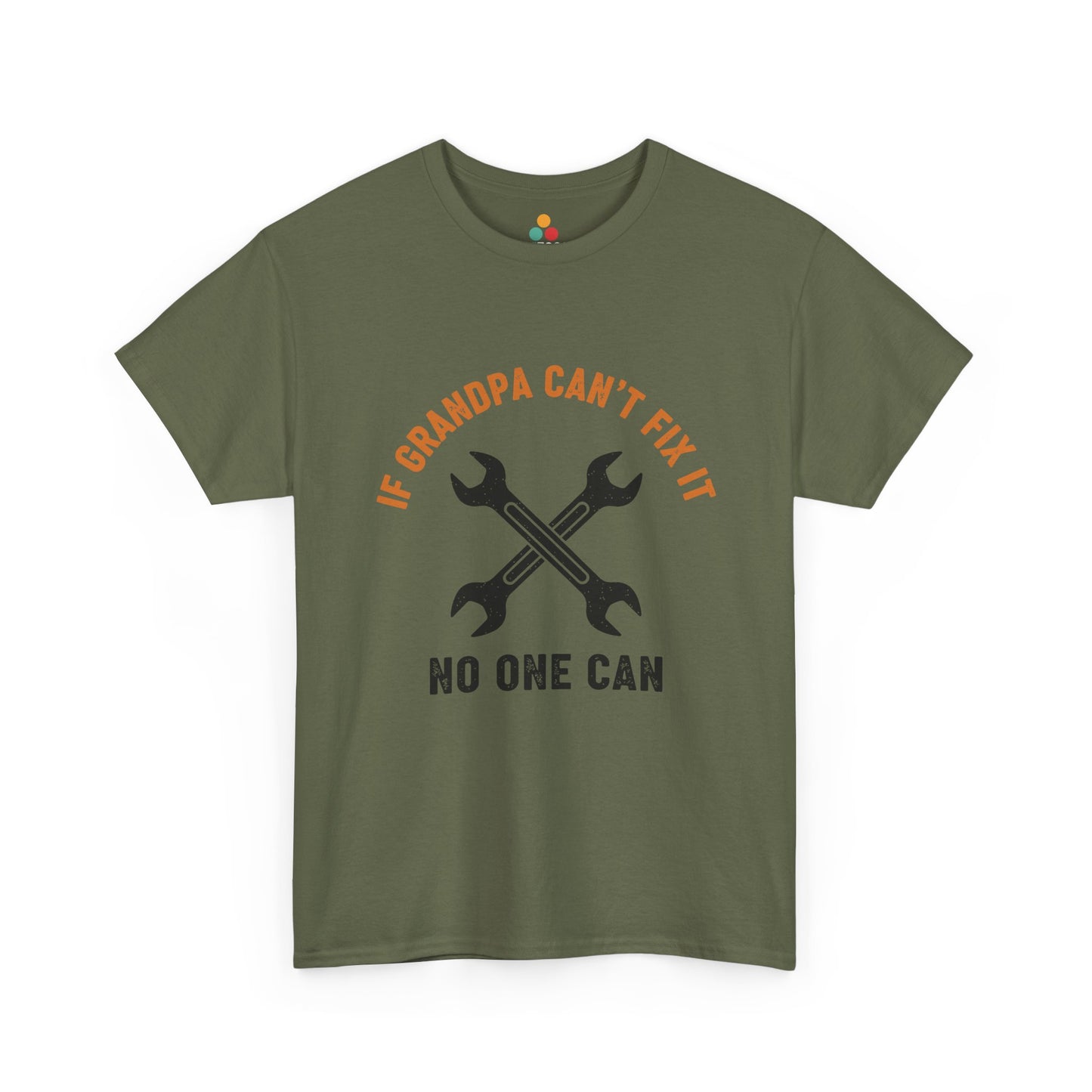 If Grandpa Can’t Fix It No One Can T-Shirt – Funny Mechanic Grandpa Gift | TEEZOCA 