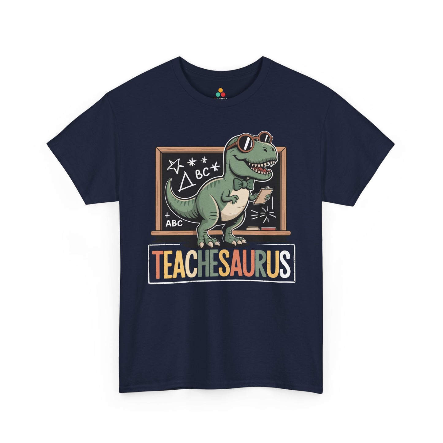 TEEZOCA back to school dinosaur design Unisex T-shirt TeacheSaurus Funny Teacher Dinosaur Unisex T-shirt | TEEZOCA 