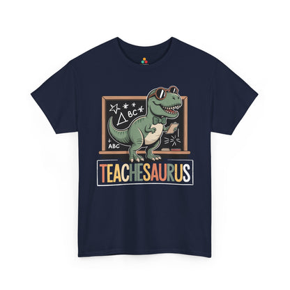 TEEZOCA back to school dinosaur design Unisex T-shirt TeacheSaurus Funny Teacher Dinosaur Unisex T-shirt | TEEZOCA 