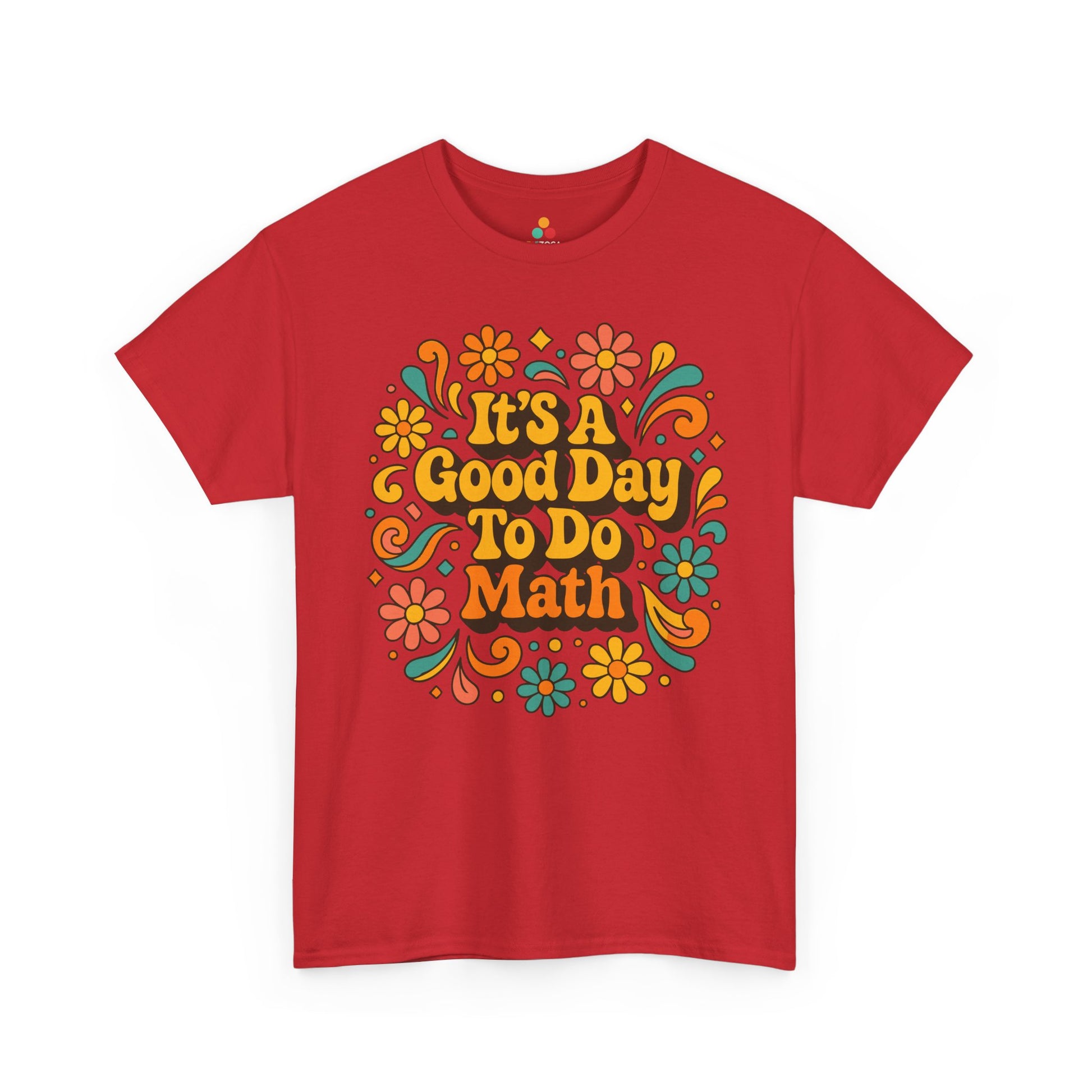 TEEZOCA back to school math teacher floral design It’s A Good Day To Do Math Retro Floral Unisex T-shirt | TEEZOCA 