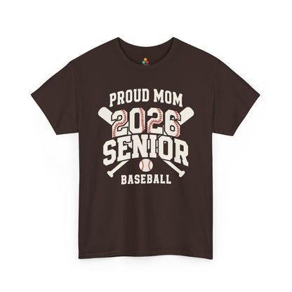 Proud Mom 2026 Senior Baseball Unisex T-shirt Gift | TEEZOCA 