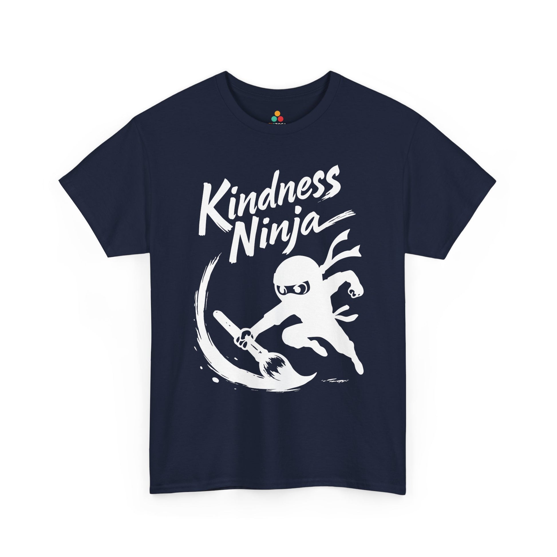 TEEZOCA be kind Unisex T-shirt ninja character graphic art Kindness Ninja Unisex T-Shirt | Unity Day Anti-Bullying Graphic Tee | TEEZOCA 