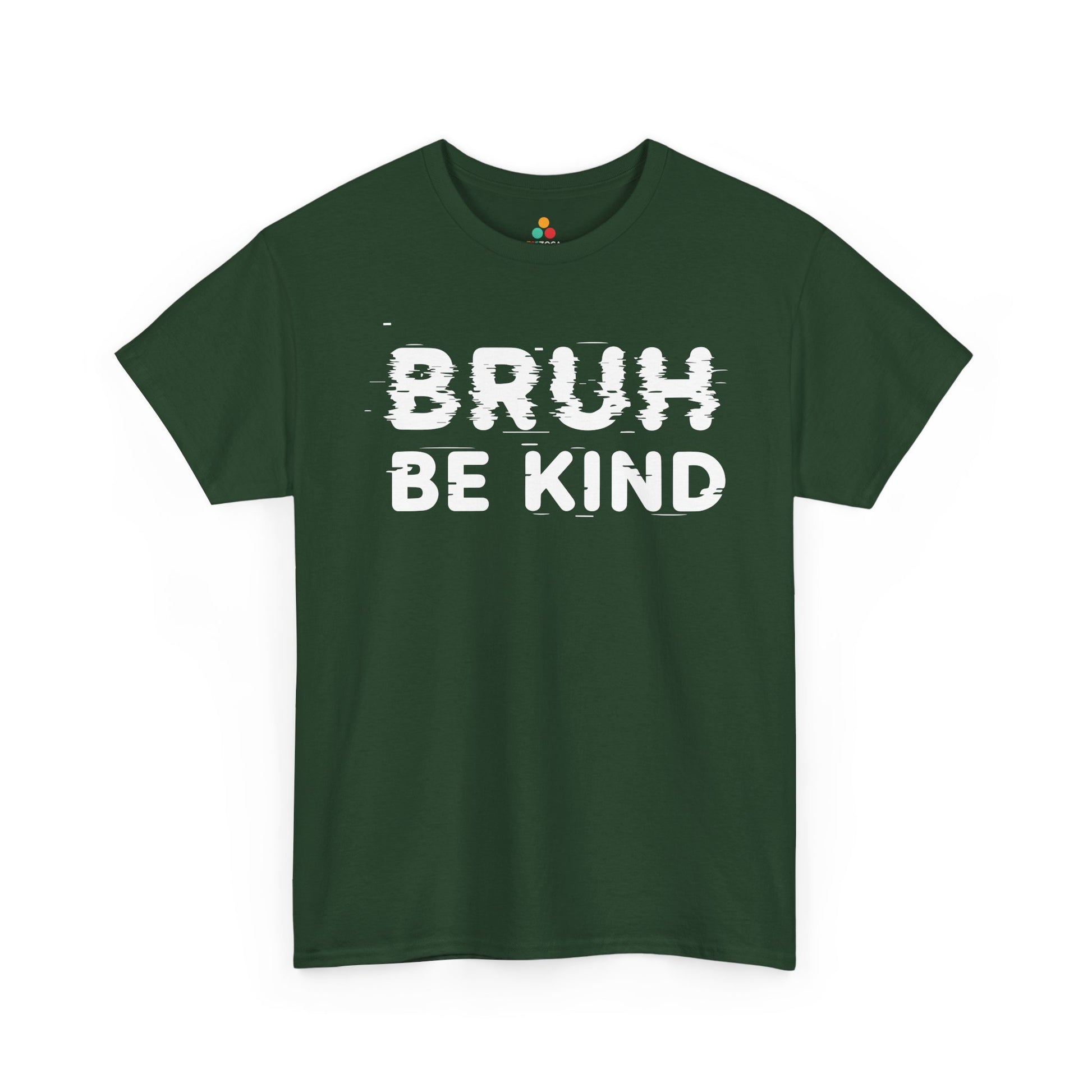 TEEZOCA be kind anti-bullying Unisex T-shirt glitch typography Bruh Be Kind Unisex T-shirt for Unity Day Anti-Bullying Awareness | TEEZOCA 