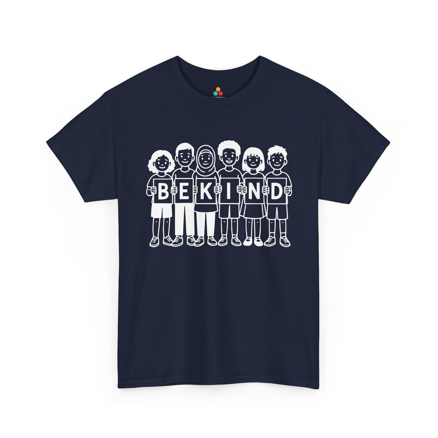  TEEZOCA be kind awareness Unisex T-shirt positive illustrationBe Kind Unisex T-Shirt for Unity Day Anti-Bullying Awareness | TEEZOCA 