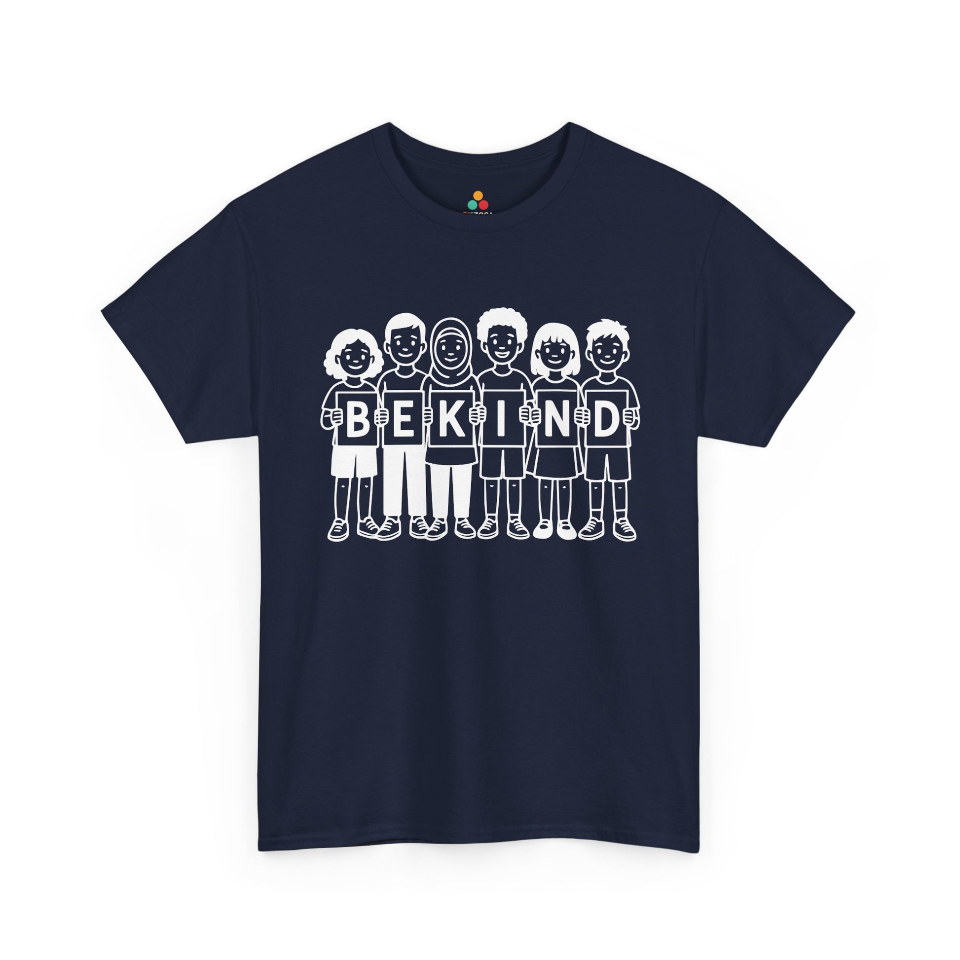  TEEZOCA be kind awareness Unisex T-shirt positive illustrationBe Kind Unisex T-Shirt for Unity Day Anti-Bullying Awareness | TEEZOCA 