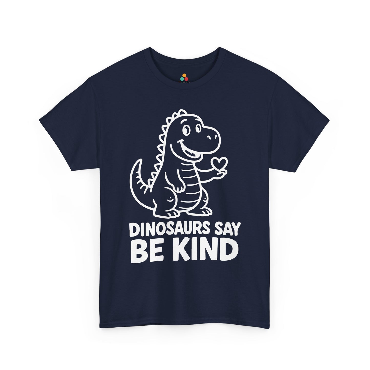 TEEZOCA be kind dinosaur Unity Day awareness Unisex T-shirt Dinosaurs Say Be Kind Unity Day Anti-Bullying Awareness Unisex T-shirt | TEEZOCA 