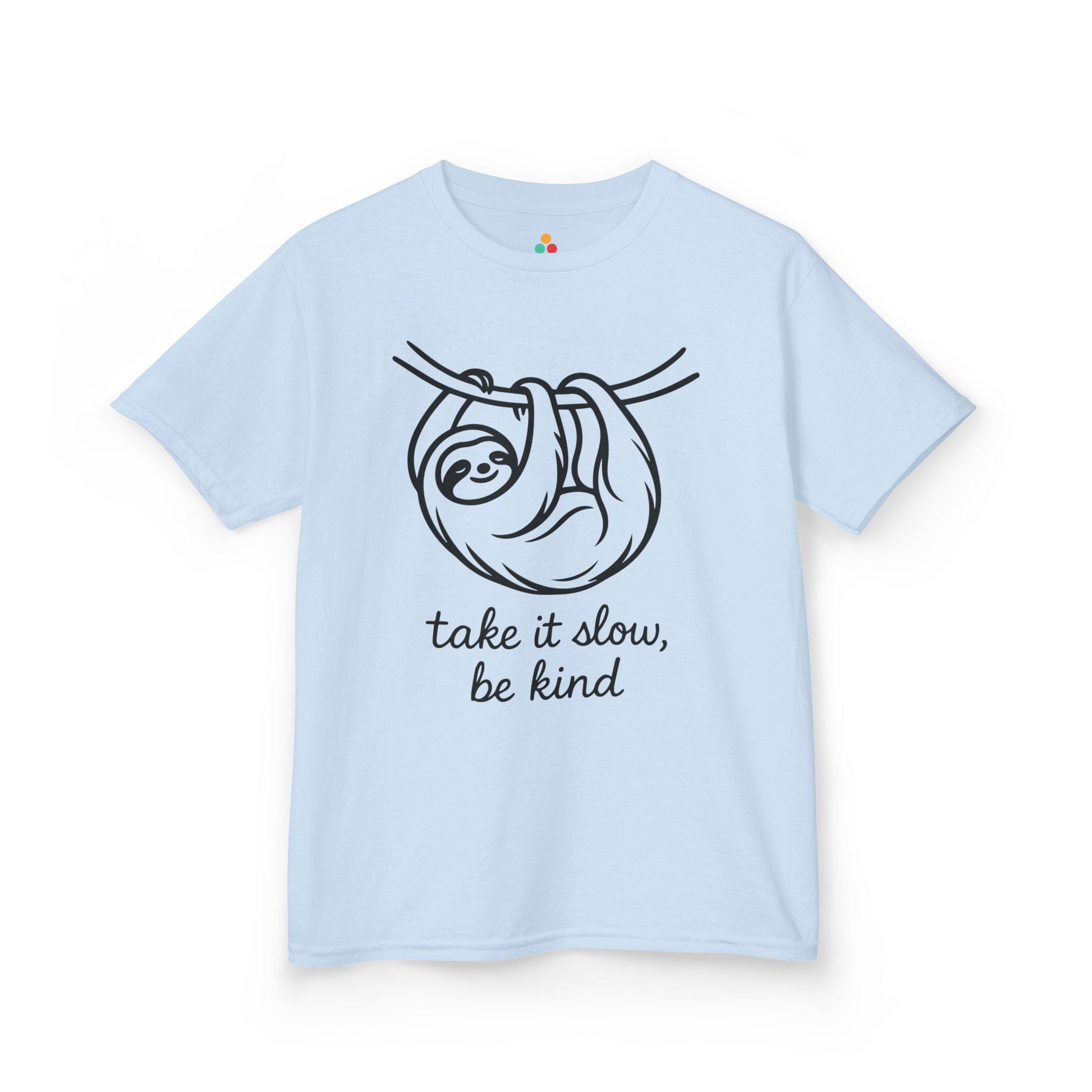 TEEZOCA be kind orange awareness sloth graphic Kids T-shirt Take It Slow Be Kind Orange Unity Day Kids T-shirt | TEEZOCA 