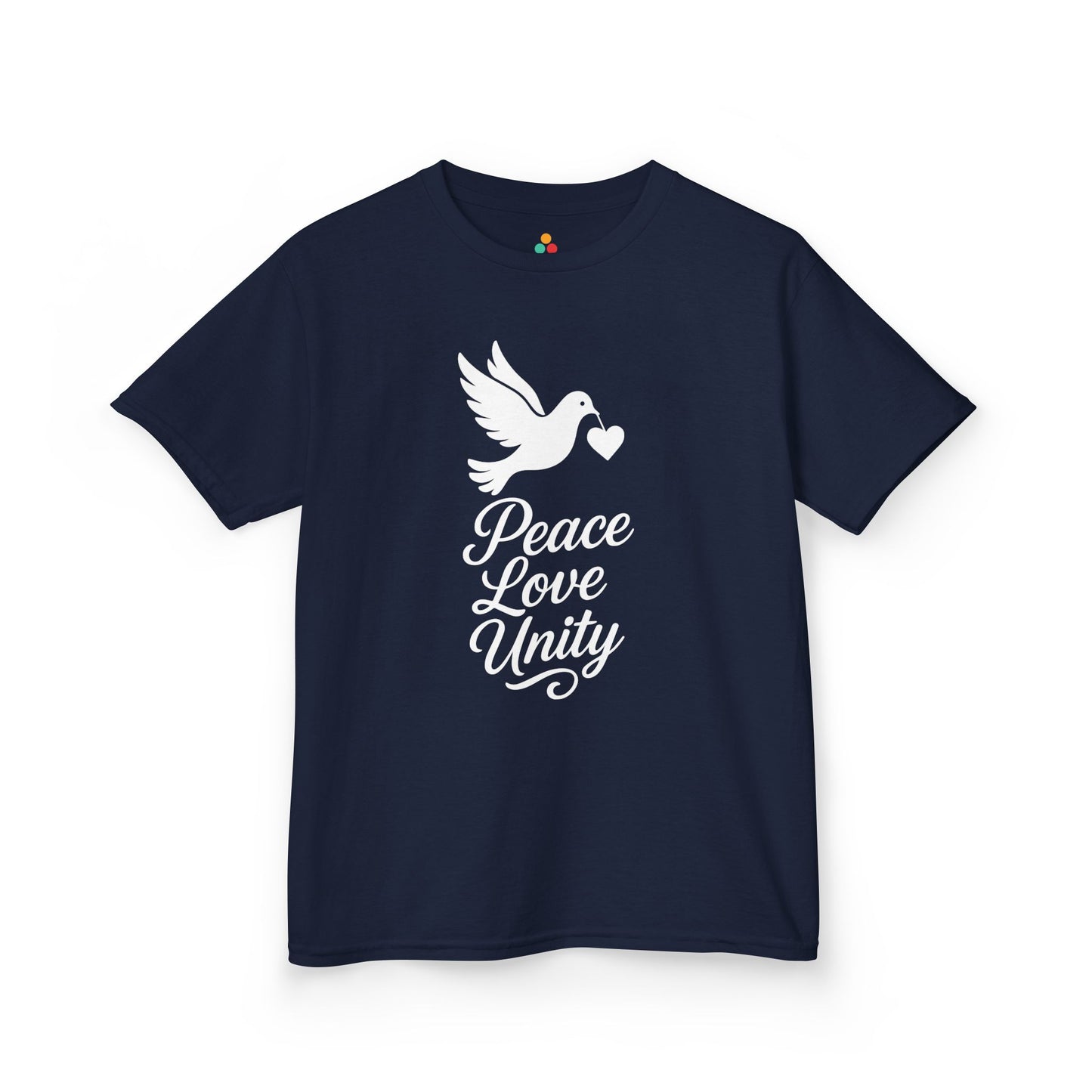 TEEZOCA be kind peace dove design Kids T-shirt Peace Love Unity Dove Orange Unity Day Kids T-shirt | TEEZOCA 