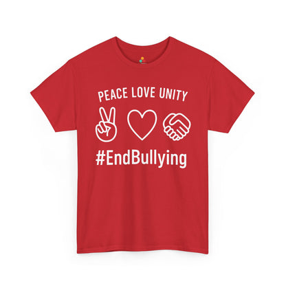 TEEZOCA be kind peace love unity Unisex T-shirt streetwear Peace Love Unity Unisex T-shirt for Unity Day Anti-Bullying Awareness | TEEZOCA 