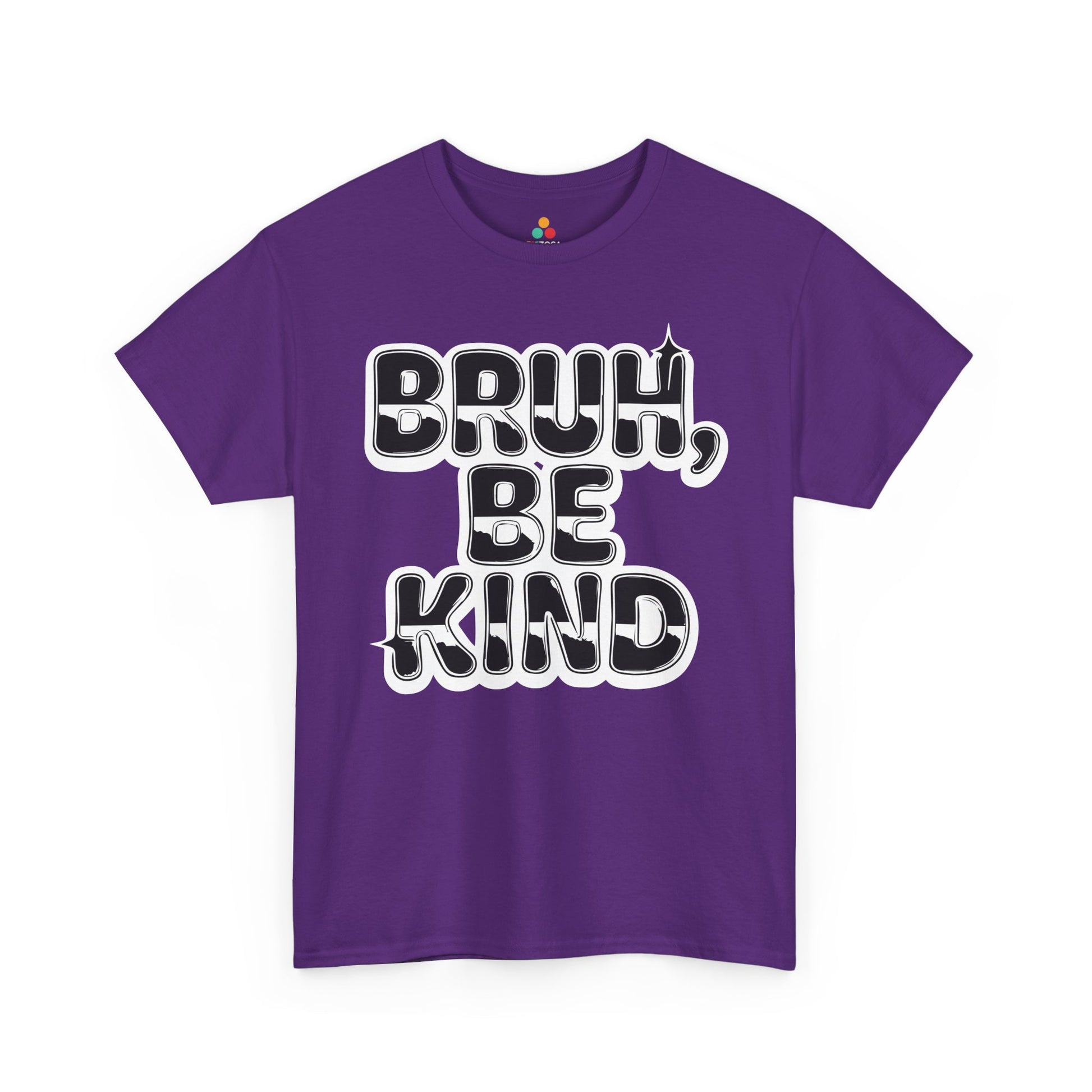 TEEZOCA be kind phrase Unisex T-shirt unity awareness design Bruh Be Kind Unisex T-shirt for Unity Day Anti-Bullying Awareness | TEEZOCA 
