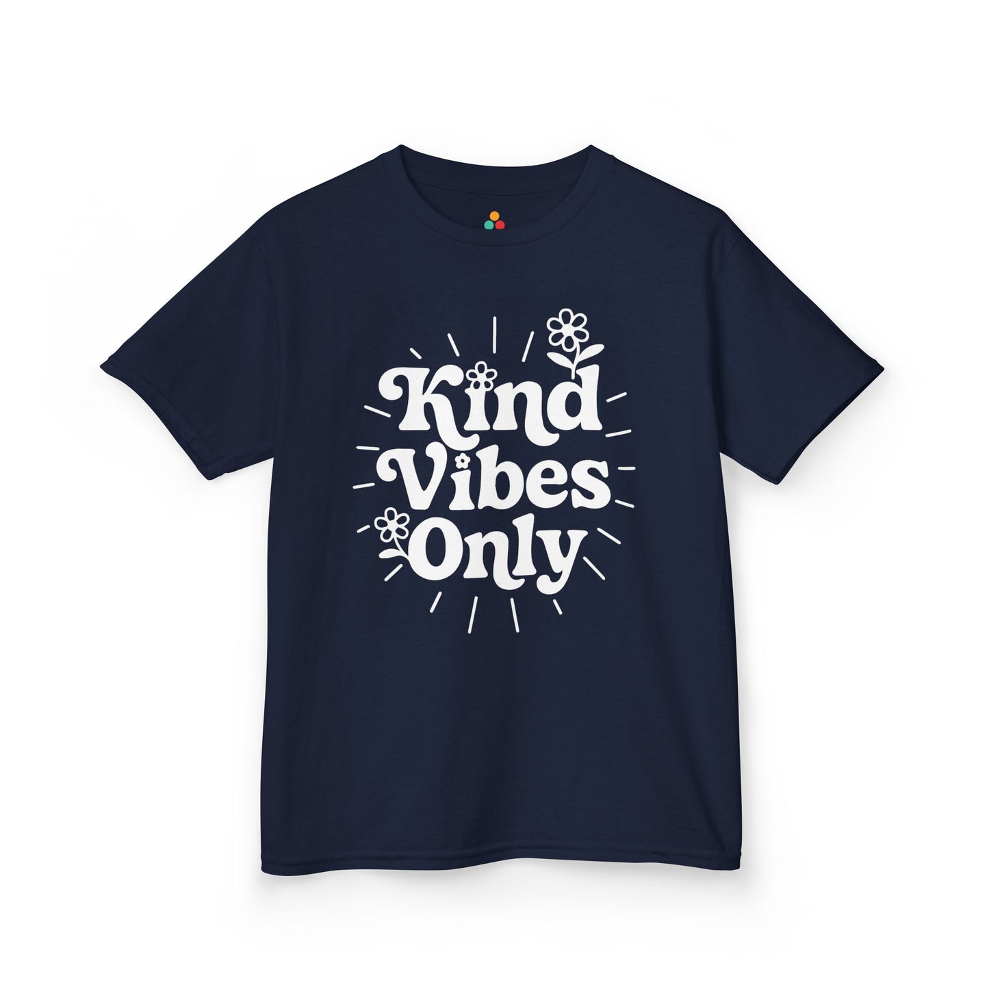 TEEZOCA be kind positive vibes school Kids T-shirt Kind Vibes Only Orange Unity Day Anti-Bullying Kids T-shirt | TEEZOCA 