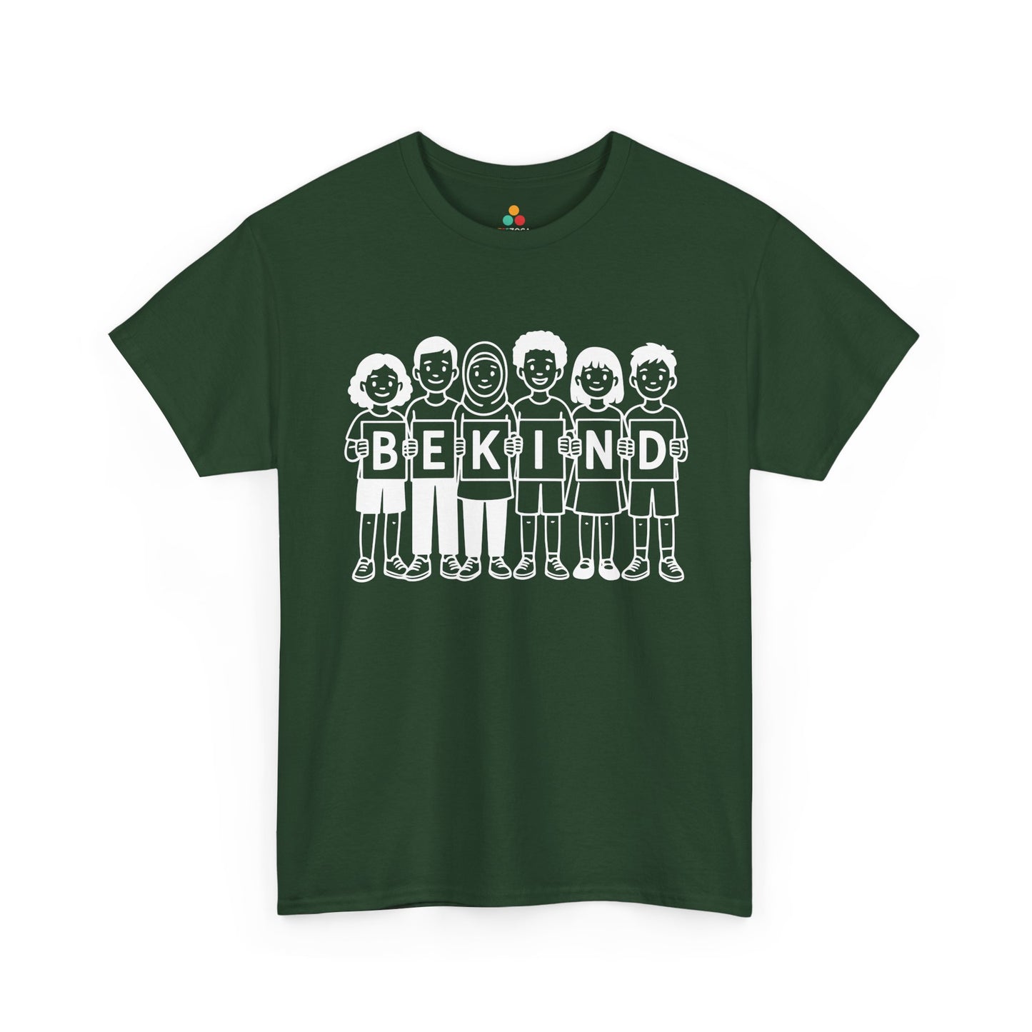 TEEZOCA be kind unity day Unisex T-shirt diverse kids illustration Be Kind Unisex T-Shirt for Unity Day Anti-Bullying Awareness | TEEZOCA 