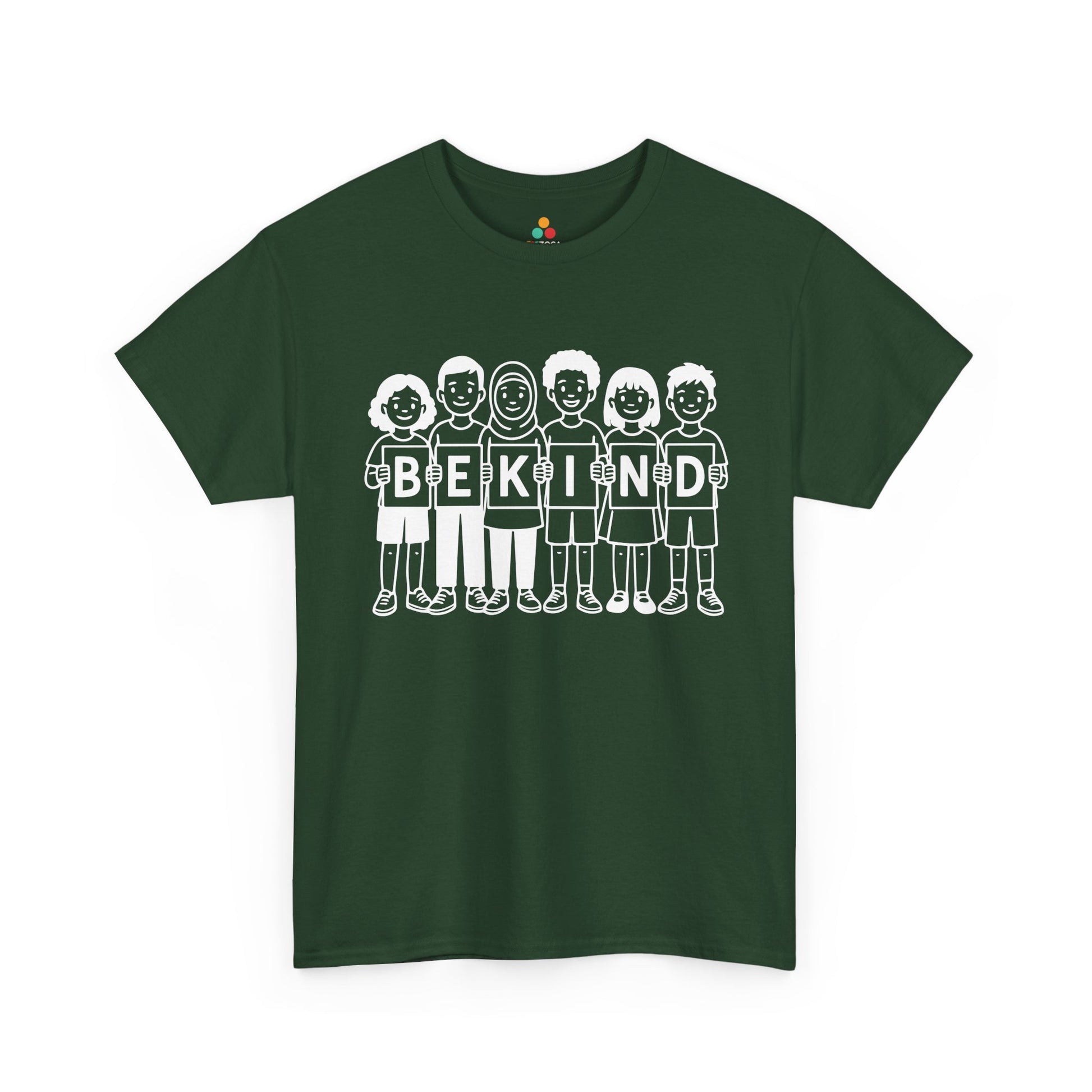 TEEZOCA be kind unity day Unisex T-shirt diverse kids illustration Be Kind Unisex T-Shirt for Unity Day Anti-Bullying Awareness | TEEZOCA 