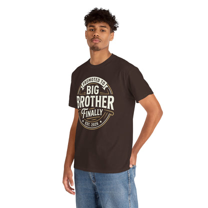 Promoted to Big Brother 2026 Unisex T-shirt Funny Announcement Gift | TEEZOCA 