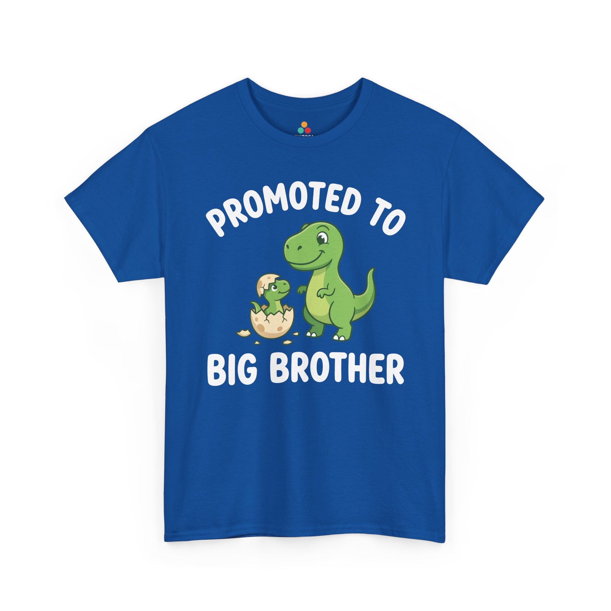 Promoted to Big Brother Dinosaur Funny Announcement Unisex T-shirt | TEEZOCA 