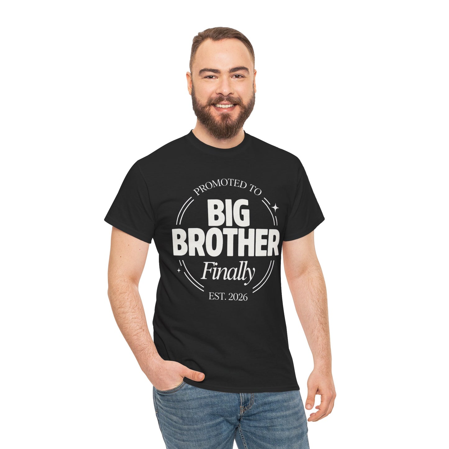 Promoted to Big Brother 2026 Graphic Unisex T-shirt – Funny Gift | TEEZOCA 