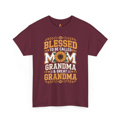 Blessed Mom Grandma Women's T-shirt Mother's Day Gift for Mom | TEEZOCA 