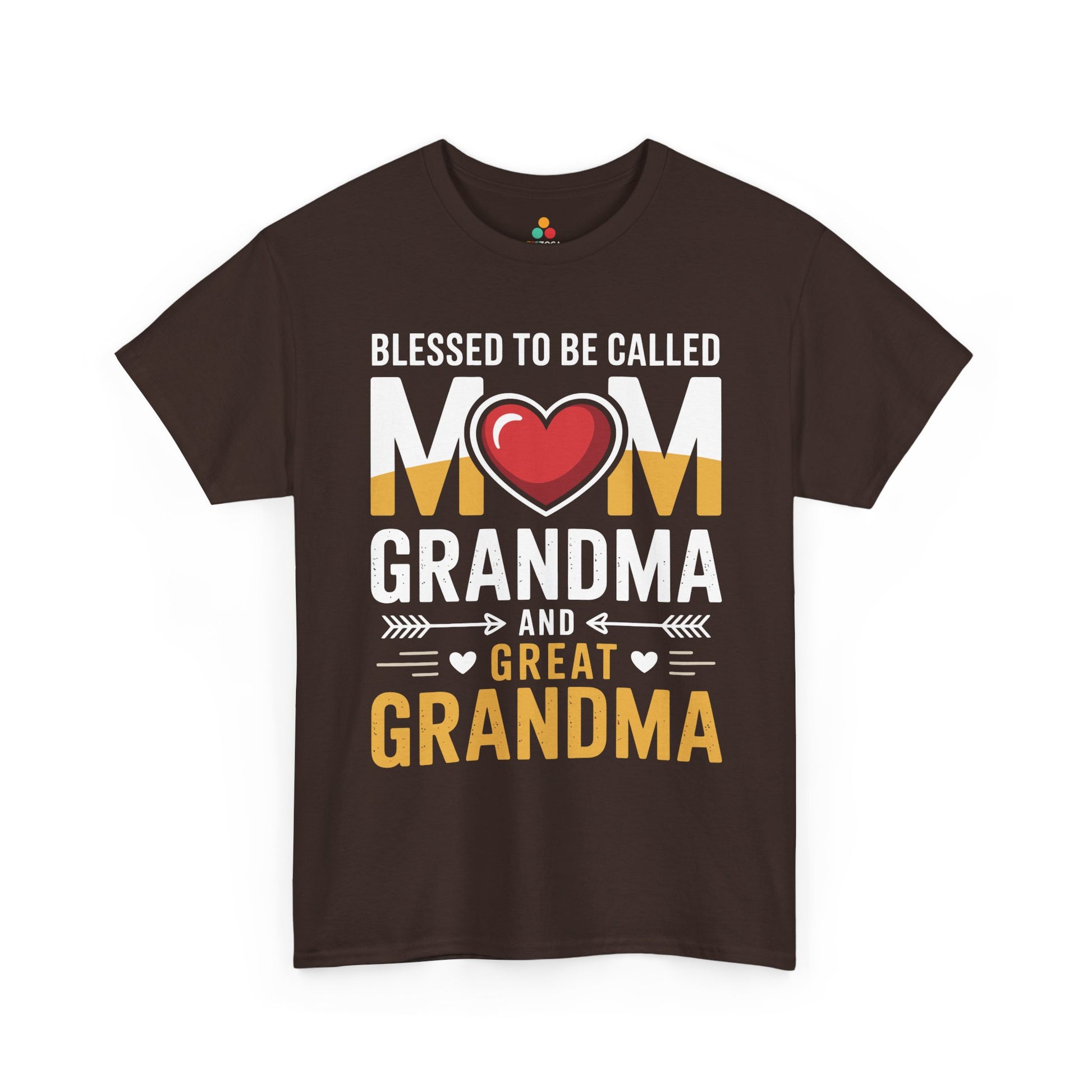 Blessed Mom Grandma Women's T-shirt Mother's Day Gift Mom Grandma Tee | TEEZOCA 