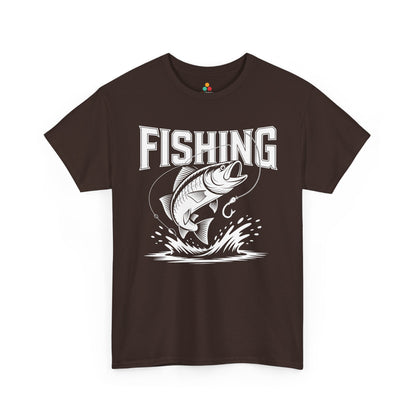 Bold Fishing Graphic Angler Style Unisex T-shirt | TEEZOCA 