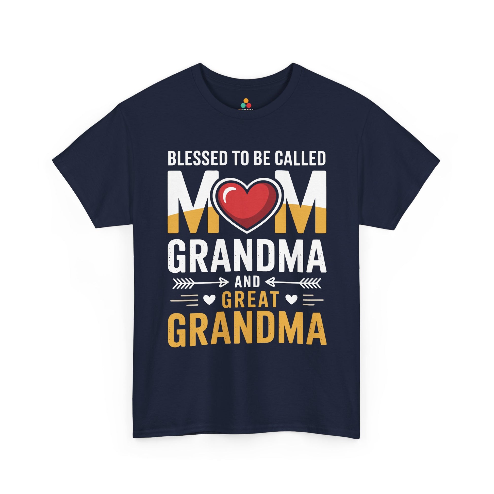Blessed Mom Grandma Women's T-shirt Mother's Day Gift Mom Grandma Tee | TEEZOCA 